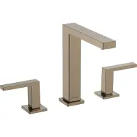 Hansgrohe tecturis e 3-gats wastafelkraan 150 met afvoerplug, brushed bronze