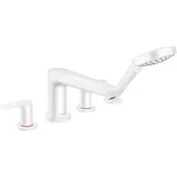 Hansgrohe Talis E 4-gats badrandmengkraan afbouwdeel voor inbouwdeel 13244180, mat wit