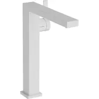 Hansgrohe Tecturis E ééngreeps wastafelkraan 240 Fine CoolStart voor waskommen zonder afvoerplug, mat wit