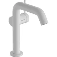 Hansgrohe Tecturis S ééngreeps wastafelkraan 150 Fine CoolStart met afvoerplug, mat wit