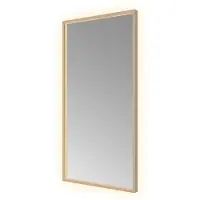 Hotbath &More Square rechthoekige spiegel 50x100cm geborsteld koper PVD