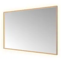 Hotbath &More Square rechthoekige spiegel 120x80cm geborsteld koper PVD