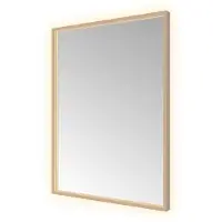 Hotbath &More Square rechthoekige spiegel 60x80cm geborsteld koper PVD