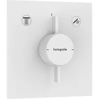 Hansgrohe DuoTurn E kraan inbouw voor 2 functies, mat wit