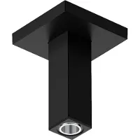 Hansgrohe plafondaansluiting e 10 cm, mat zwart