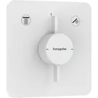 Hansgrohe duoturn q kraan inbouw voor 2 functies, mat wit