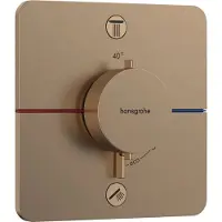 Hansgrohe ShowerSelect Comfort Q thermostaat inbouw voor 2 functies, Brushed Bronze