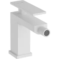 Hansgrohe tecturis e eengreeps bidetkraan met popup trekwaste, mat wit