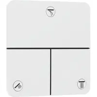 Hansgrohe showerselect comfort q stopkraan inbouw voor 3 functies, mat wit
