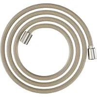 Hansgrohe designflex doucheslang textiel 200 cm, brushed nickel