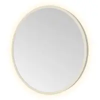 Hotbath &More Toiletspiegel Round 40cm Indirecte Verlichting - RVS 316 - Glas - Rond - Spiegels, Badkamerspiegels - 8721321499527