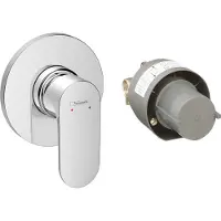 Hansgrohe Rebris S ééngreeps douchemengkraan set inbouw, chroom