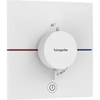 Hansgrohe ShowerSelect Comfort E stopkraan inbouw voor 3 functies, mat wit