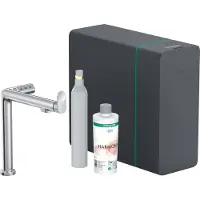 Hansgrohe aqittura m91 keukenkraan 1jet, starter set , chroom