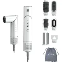 AENO Multifunctionele Haardroger/styler Hs1 1200w IONisator 4 Temperatuurstanden 3 Snelheidsstanden Föhn Wit