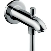 Hansgrohe talis s² baduitloop met omstelling 152 mm chroom, chroom
