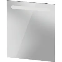 Duravit Spiegel no.1 met horizontale led verlichting 60x3.5x70 cm mat wit
