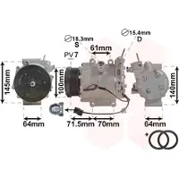 VAN WEZEL 2500K235 Aircopomp