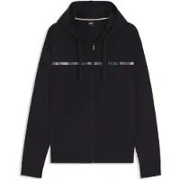 BOSS Jack van katoenen sweatstof met logo en streep Maat S