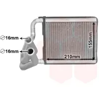 VAN WEZEL 83016701 Kachelradiateur, interieurverwarming