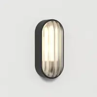 Astro Montreal Buitenmuur Lamp Oval 27cm | Textured Black