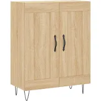 vidaXL Dressoir Sonoma eiken 69,5 x 34 x 90 cm