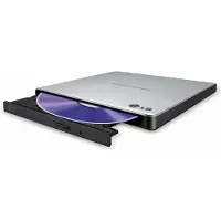 LG Draagbare Dvd Brander Ultra Slim 8x Usb 2.0 Zilver (gp57es40.ahle10b)