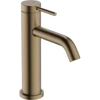 Hansgrohe Tecturis S ééngreeps wastafelkraan 110 met PopUp trekwaste, Brushed Bronze