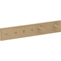 Hansgrohe RainSelect thermostaat inbouw voor 3 functies, Brushed Bronze