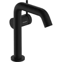Hansgrohe Tecturis S - Wastafelkraan - Ééngreeps bediening - CoolStart energiebesparend - Met afvoerplug - 150mm maat - Mat Zwart