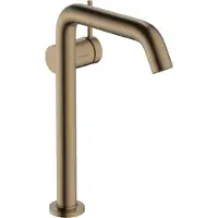 Hansgrohe tecturis s eengreeps wastafelkraan 240 fine coolstart voor waskommen, met afvoerplug, brushed bronze