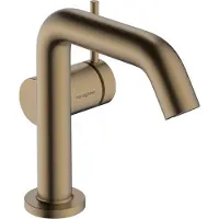 Hansgrohe Tecturis S 110 Fine CoolStart ééngreeps wastafelmengkraan met PushOpen, Brushed Bronze