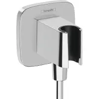 Hansgrohe FixFit Porter E Douchekophouder met doucheslangaansluiting 1/2" glanzend chroom