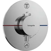 Hansgrohe Showerselect Comfort S thermostaat - inbouw - 2 functies - zekerheidscombinatie toepasbaar bad/vul combinatie - chroom 15556000