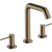 Hansgrohe Tecturis S 3-gats wastafelkraan 150 met afvoerplug, Brushed Bronze