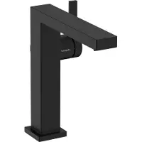 Hansgrohe Tecturis E - Wastafelkraan - Ééngreeps bediening - CoolStart energiebesparend - Met afvoerplug - 150mm maat - Mat Zwart
