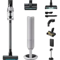 Samsung VS80F28EFP 2-in-1 stofzuiger, droge HEPA, microzakloos, 0,5 L, 770 W, grijs, 2,2 Ah