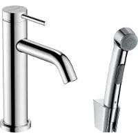 Hansgrohe tecturis s eengreeps wastafelkraan 110 met bidet handdouche en doucheslang 160 cm, chroom