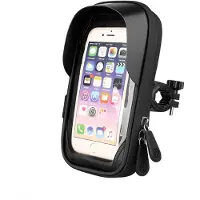 INF Waterdichte telefoonhouder voor fiets - Zwart