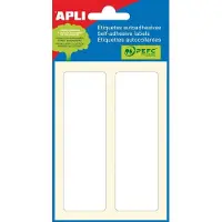APLI witte etiketten ft 31 x 100 mm (b x h), 12 stuks, 2 per blad (2682) - 14 stuks