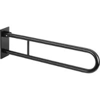 Sapho Handgreep u-vorm vouwbaar handicap 81,3 cm zwart