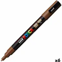 Posca Verfstift Posca PC3M F bruin | 6 stuks