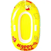 Bestway Opblaasbare Kinderboot - Zwembad - 119 x 79 cm - Veilig en Kleurrijk - Met Handvatten