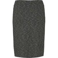Kaffe Rok 'KAtippie' crème / zwart