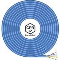 Aisens Netwerkkabel RJ45 Cat.6 UTP - - A135-0662 - 100m - Dca rigid - AWG24 - Blauw