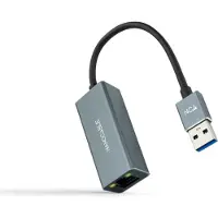 Nanocable 10.03.0405, Kabel, USB, Ethernet, 1000 Mbit/s, Grijs