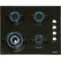 CATA Cib 6031 Bk Gaskookplaat 4 Branders