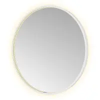 Hotbath &More Round spiegel 80cm wit mat