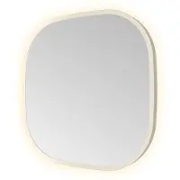 Hotbath &More Contour spiegel deens ovaal 40x40cm RVS