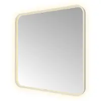 Hotbath &More Spiegel Soft Square 80x80cm Directe & Indirecte Verlichting - RVS 316 - Glas - Vierkant - Spiegels, Badkamerspiegels - 8721333301917